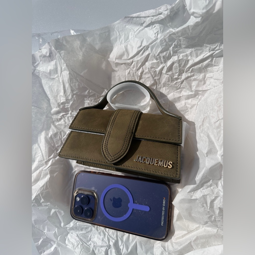 LE CHOUCHOU
Small flap bag. Dark khaki - Picture 7 of 7